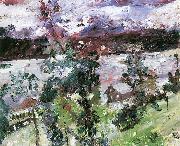 Lovis Corinth Neuschnee painting